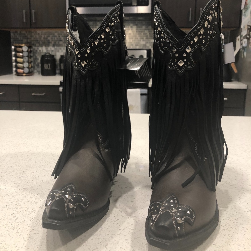 Leather Cowgirl Boots